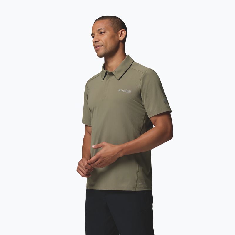 Vyriški marškinėliai Columbia Diamond Peak Pro Polo stone green 4