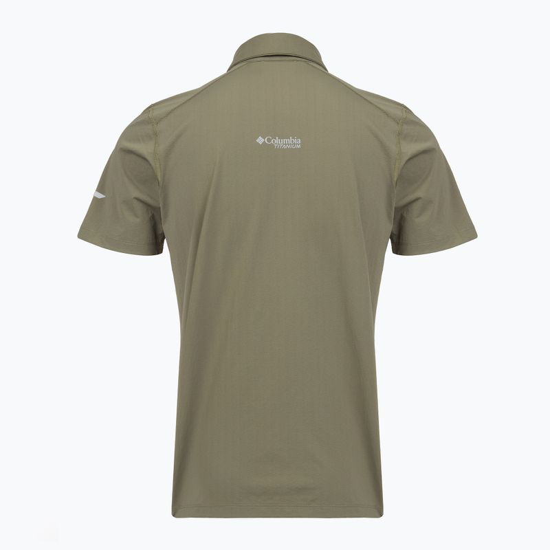 Vyriški marškinėliai Columbia Diamond Peak Pro Polo stone green 2