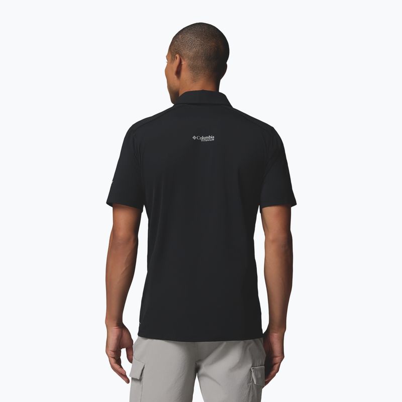Vyriški marškinėliai Columbia Diamond Peak Pro Polo black 3