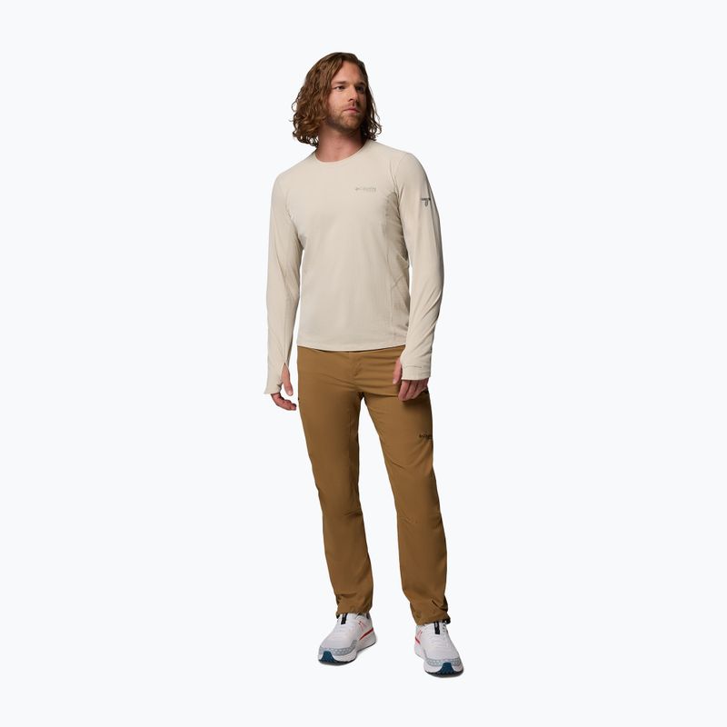 Vyriški marškinėliai ilgomis rankovėmis Columbia Diamond Peak Pro Crew dark stone 2