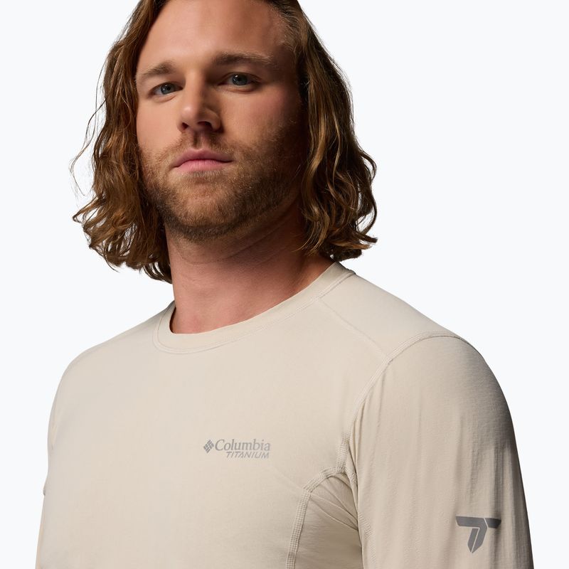 Vyriški marškinėliai ilgomis rankovėmis Columbia Diamond Peak Pro Crew dark stone 5