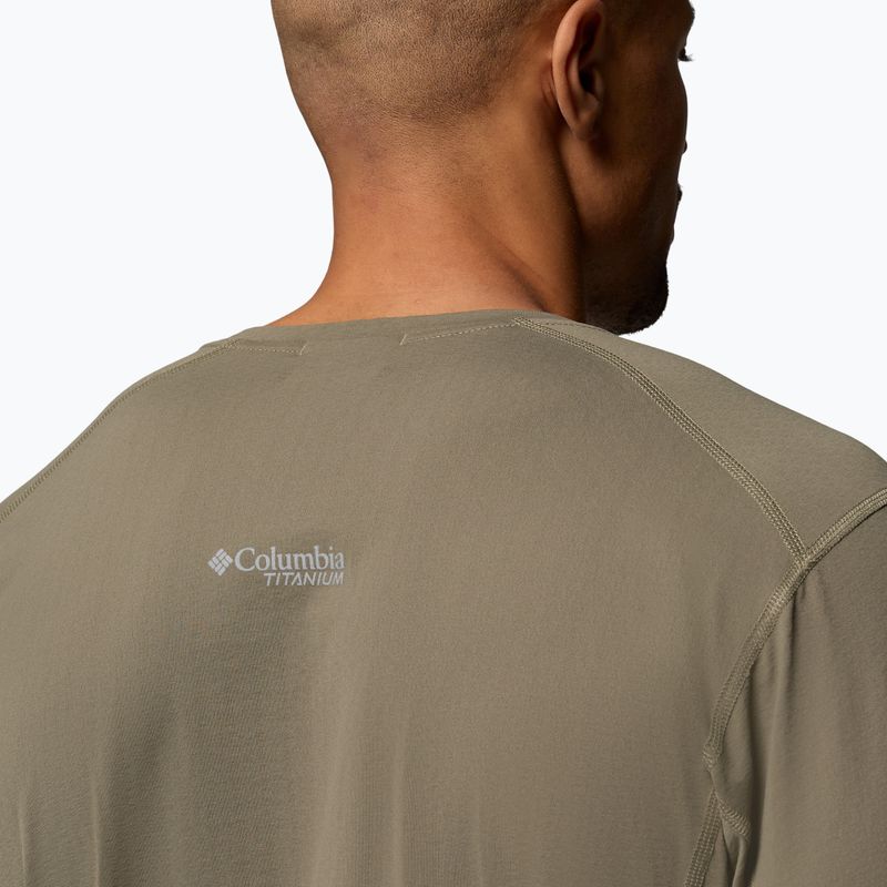 Vyriški marškinėliai ilgomis rankovėmis Columbia Diamond Peak Pro Crew stone green 6