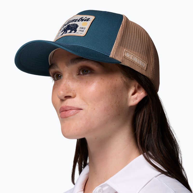 Kepurė su snapeliu Columbia Mesh Snap Back everblue/pnw bear 3