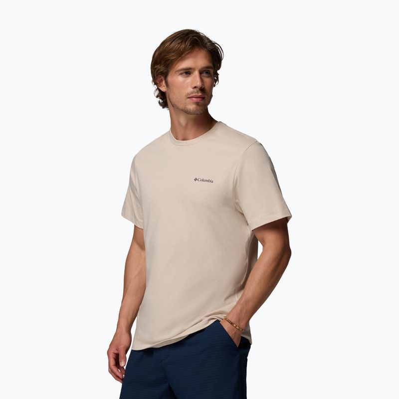 Vyriški marškinėliai Columbia CSC Basic Logo Back Tee dark stone linework c badge 4