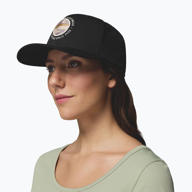 Kepurė su snapeliu Columbia Lost Lager 3D Stretch Snapback black/landscape circle 5