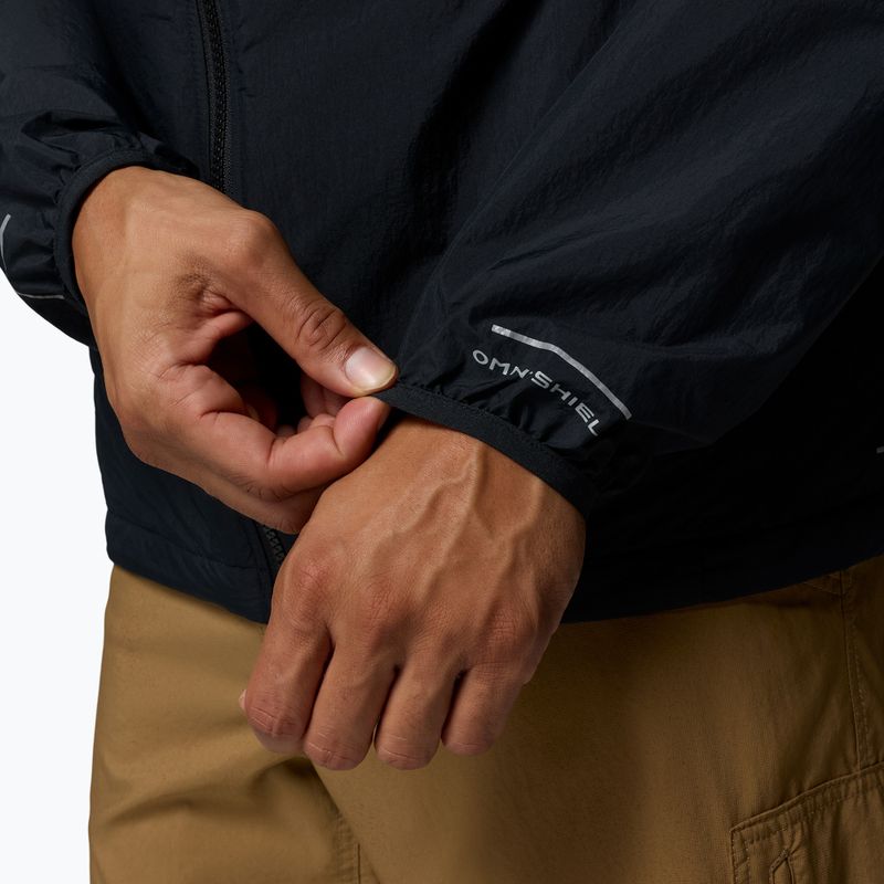 Vyriška vėjui atspari striukė Columbia Trailborne Outerchange black 8