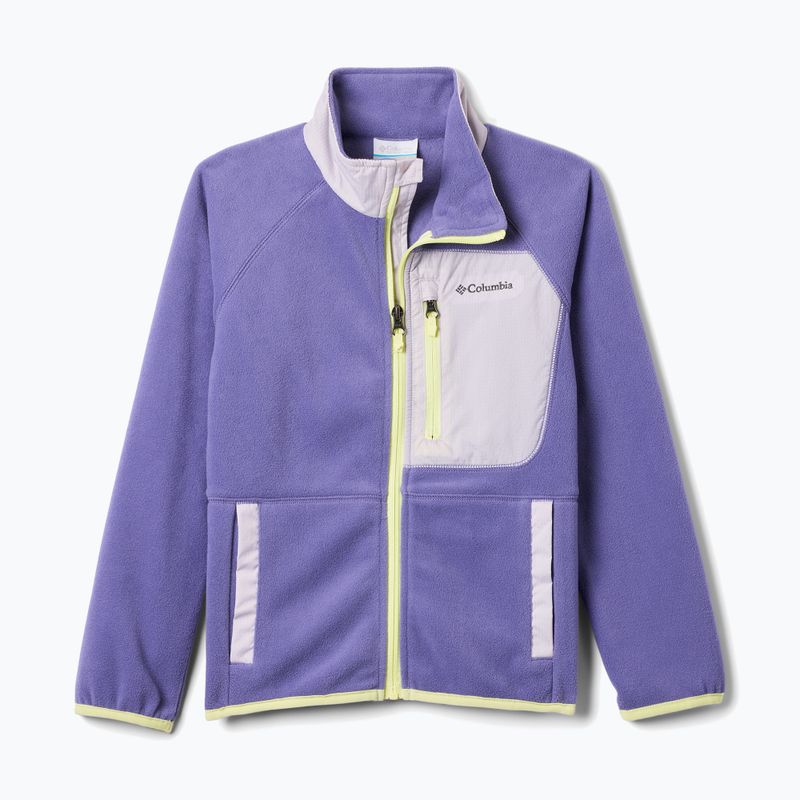Vaikiškas flisinis džemperis Columbia Fast Trek V Full Zip stormwatch/lavender pearl 5
