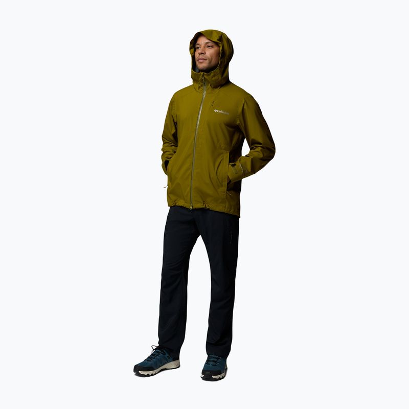 Vyriška softshell striukė Columbia Trailborne 2.5L mossy green 2