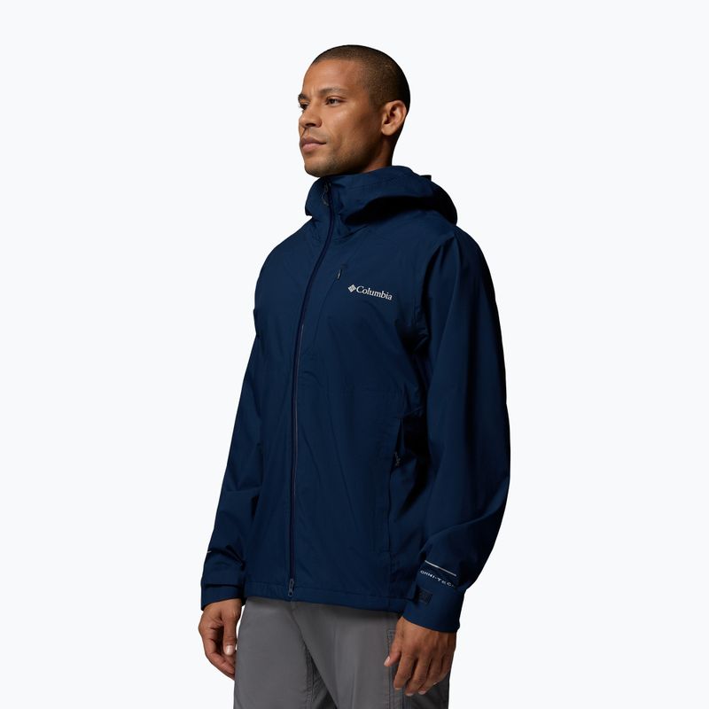 Vyriška softshell striukė Columbia Trailborne 2.5L collegiate navy 4