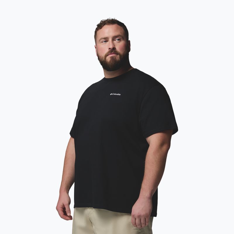 Vyriški marškinėliai Columbia CSC Outdoor back graphic black/scoped view 4