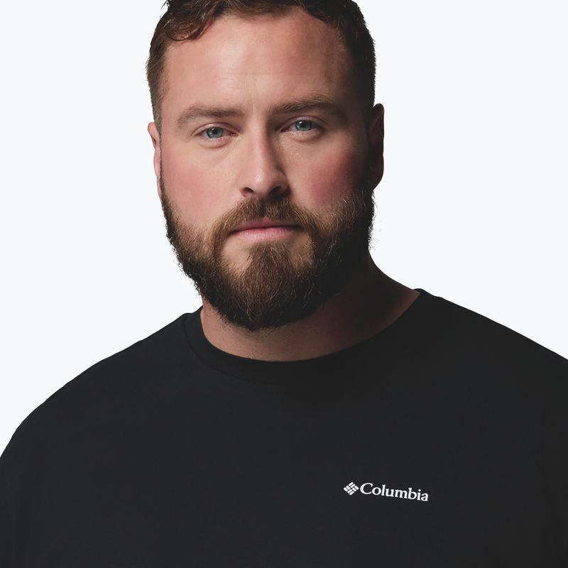 Vyriški marškinėliai Columbia CSC Outdoor back graphic black/scoped view 5