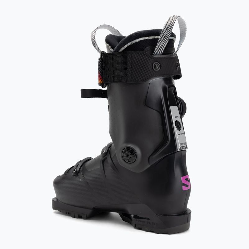 Moteriški slidinėjimo batai Salomon S/Pro Supra Dual Boa 115 W black/beluga metallic/beetroot purple 2
