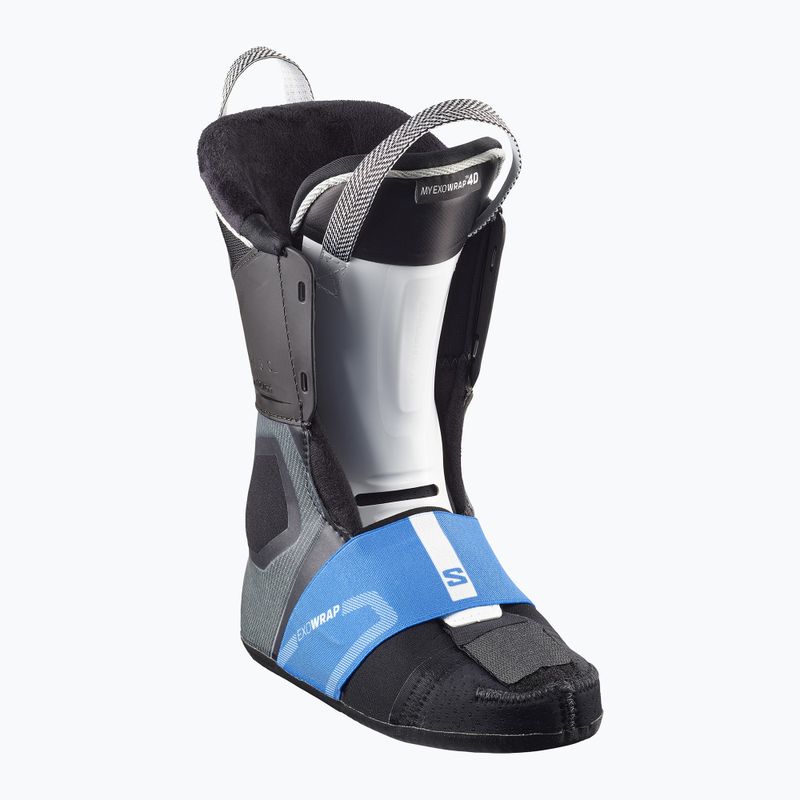 Moteriški slidinėjimo batai Salomon S/Pro Supra Dual Boa 115 W black/beluga metallic/beetroot purple 10