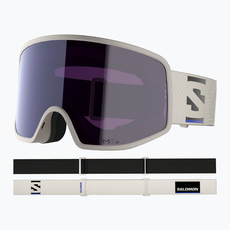 Slidinėjimo akiniai Salomon Sentry Pro Sigma rainy day/sigma sky blue 5