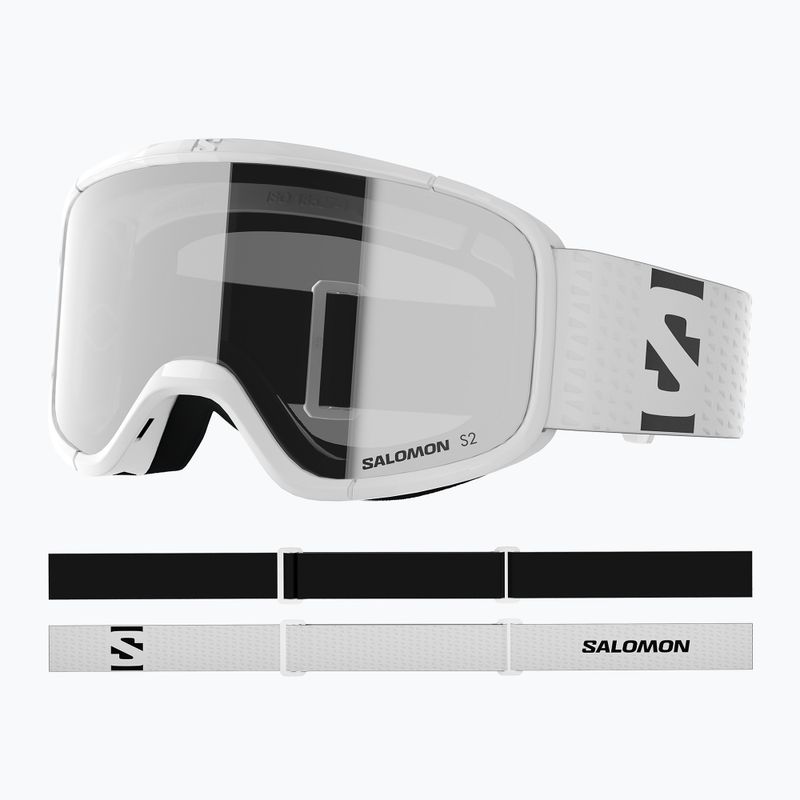Slidinėjimo akiniai Salomon Aksium 2.0 S white/ml super white 5