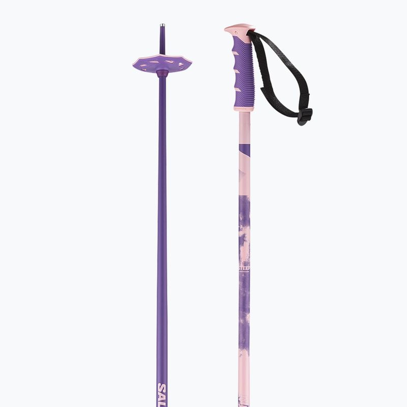 Slidžių lazdos Salomon Steep purple/pink