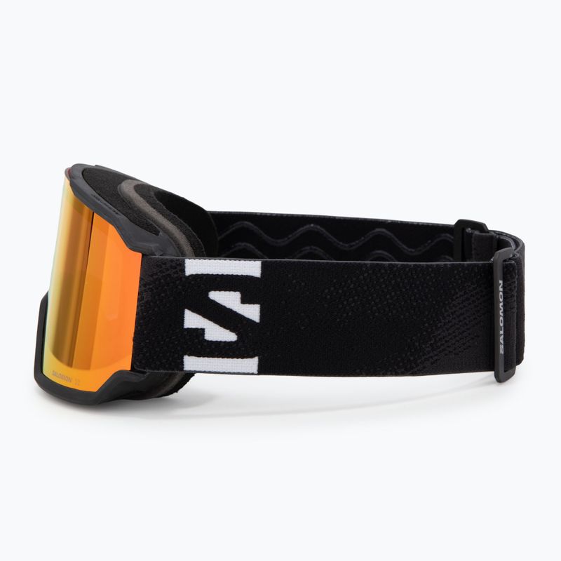 Slidinėjimo akiniai Salomon S/View 3 black/ml mid red 4