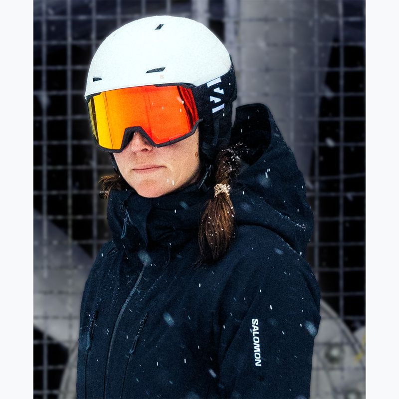 Slidinėjimo akiniai Salomon S/View 3 black/ml mid red 6