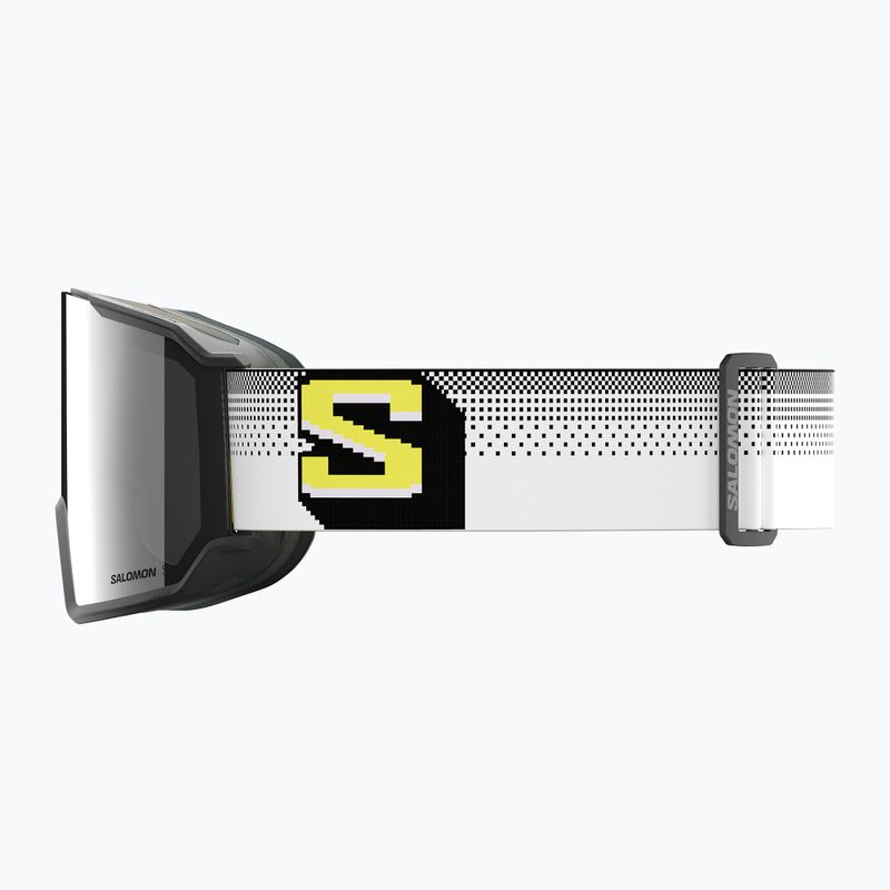 Slidinėjimo akiniai Salomon S/View 3 black pixels/ml super white 4