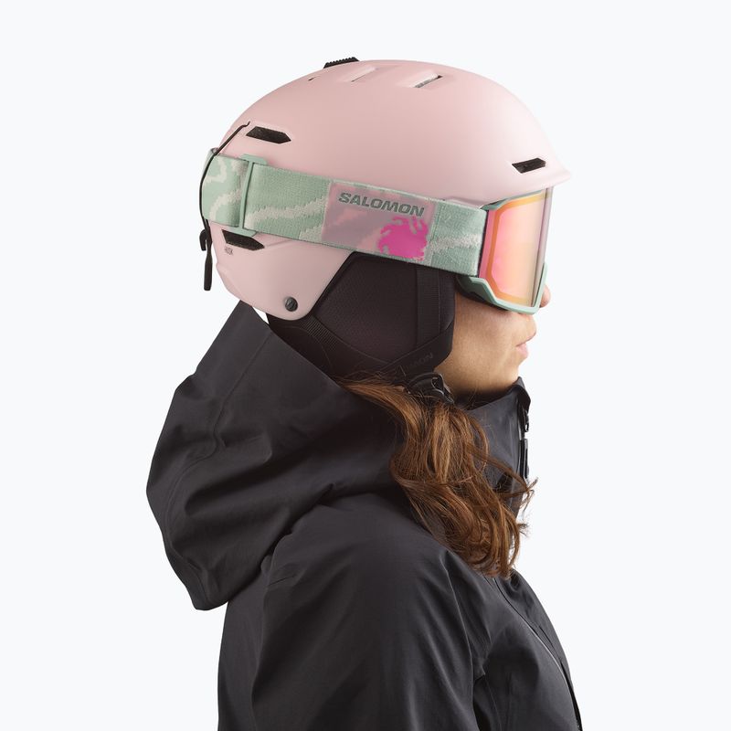 Slidinėjimo akiniai Salomon S/View 3 iceberg green/ml ruby 6