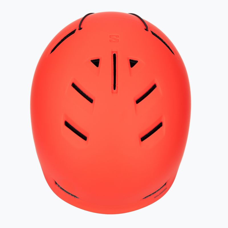 Vaikiškas slidinėjimo šalmas Salomon Husk Jr cherry tomato 6