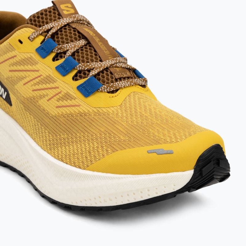 Vyriški bėgimo bateliai Salomon Aero Blaze 3 GRVL spicy mustard/vanilla ice/nautical blue 7