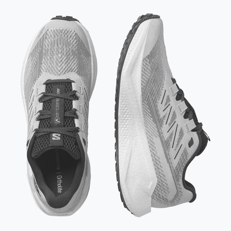 Vyriški bėgimo bateliai Salomon Aero Blaze 3 Gravel lunar rock/balta/juoda 13