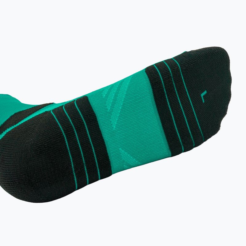 Kojinės Salomon Aero Crew dynasty green/waterfall 5