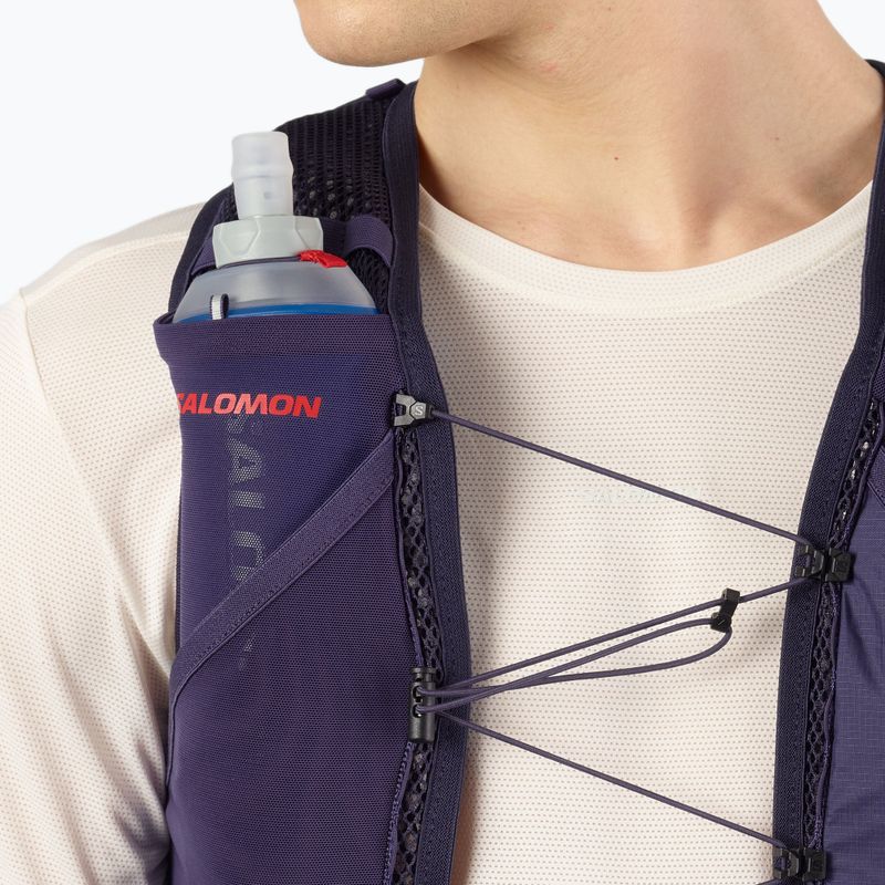 Bėgimo liemenė Salomon Active Skin 4 GRVL martime blue / astral aura / haute red 6