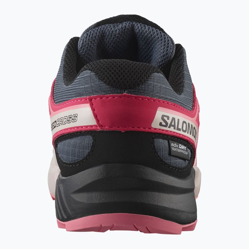 Vaikiški bėgimo batai Salomon Speedcross Waterproof grisaille/hushed violet/rouge red 10