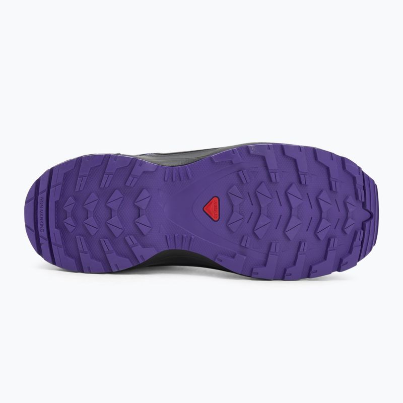 Vaikiški turistiniai batai Salomon XA Pro V8 MID WP turbulence / black / liberty 4