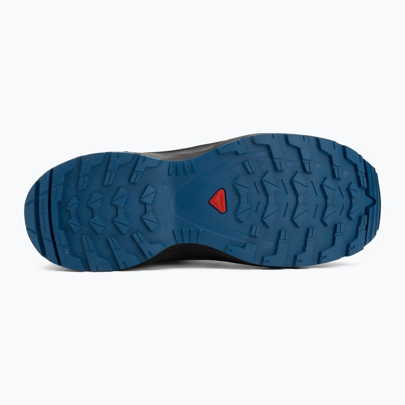 Vaikiški turistiniai batai Salomon XA Pro V8 Winter Waterproof turbulence / black / dark blue 4