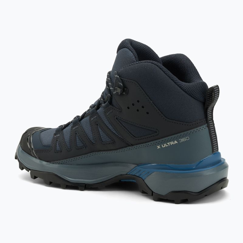 Vyriški žygio batai Salomon X Ultra 360 Mid GTX blue nights / dark navy / dark blue 3