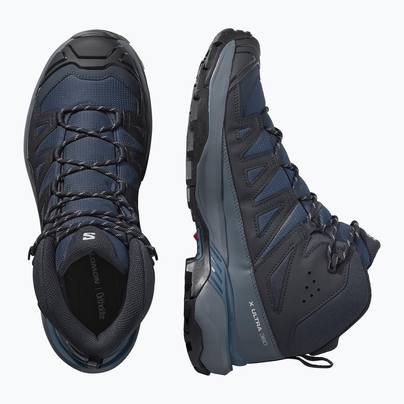 Vyriški žygio batai Salomon X Ultra 360 Mid GTX blue nights / dark navy / dark blue 12