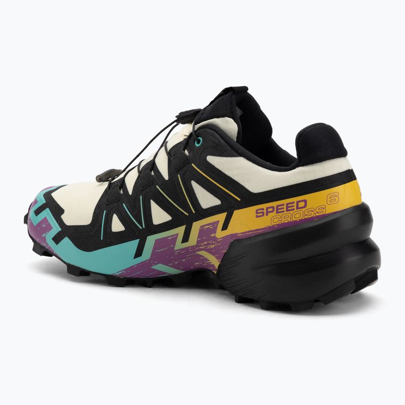 Vyriški bėgimo bateliai Salomon Speedcross 6 GTX transparent yellow/black/waterfall 3