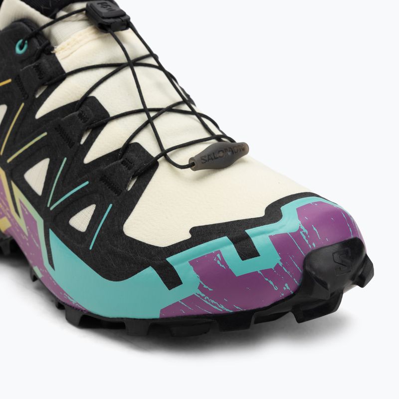 Vyriški bėgimo bateliai Salomon Speedcross 6 GTX transparent yellow/black/waterfall 7