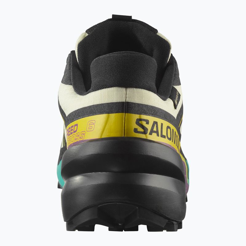 Vyriški bėgimo bateliai Salomon Speedcross 6 GTX transparent yellow/black/waterfall 10