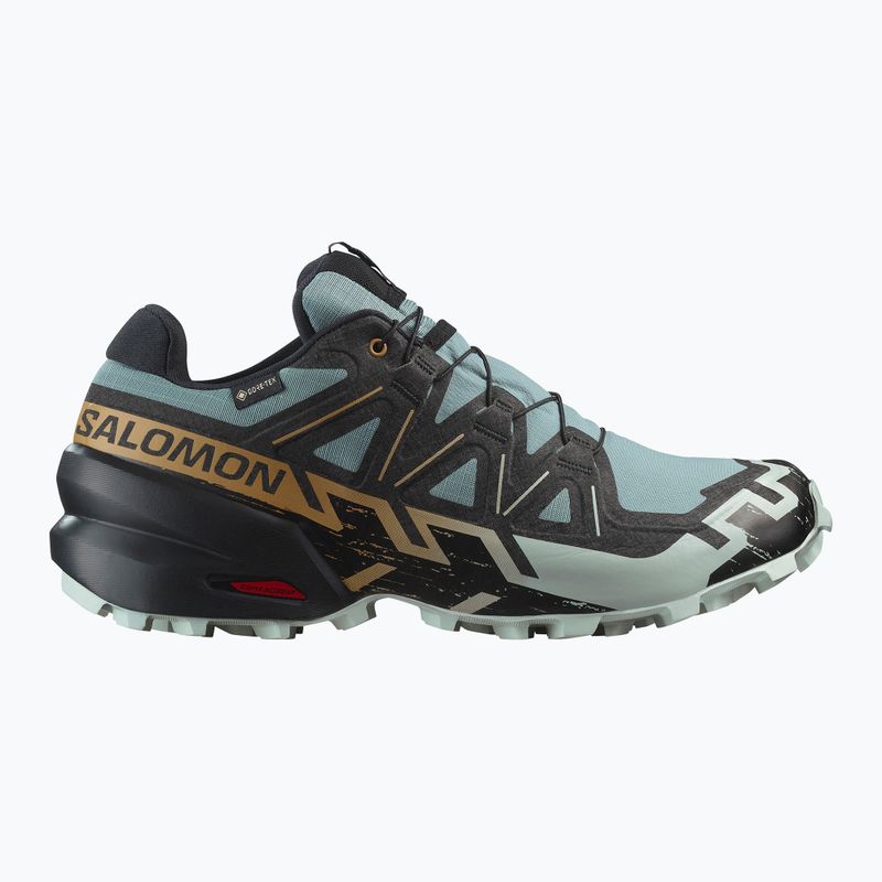 Vyriški bėgimo bateliai Salomon Speedcross 6 GTX trooper/black/wood thrush 2