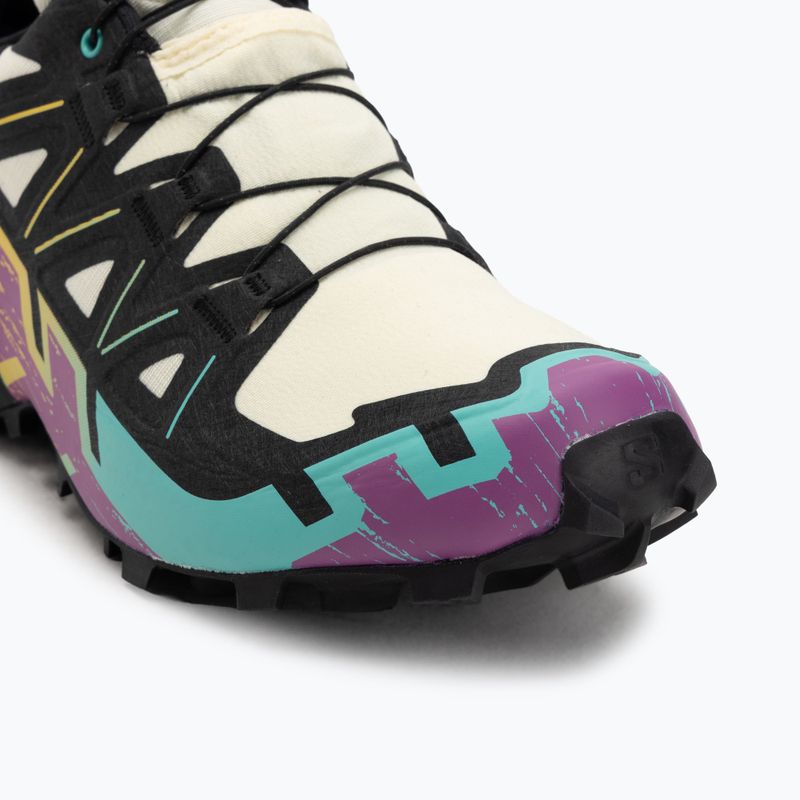 Moteriški bėgimo bateliai Salomon Speedcross 6 GTX transparent yellow/black/waterfall 7
