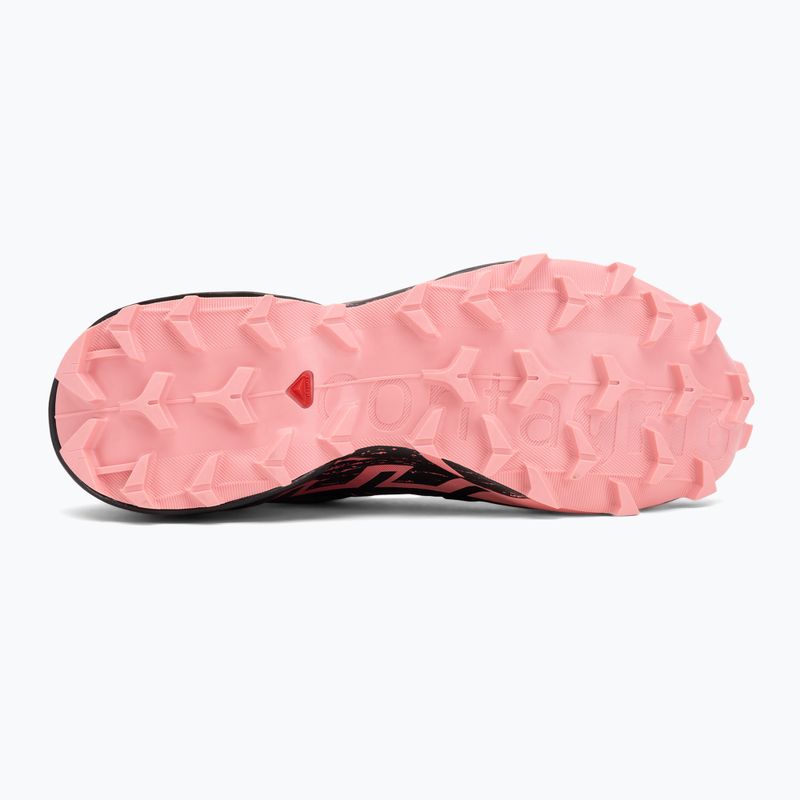 Moteriški bėgimo bateliai Salomon Speedcross 6 GTX nine iron/black/flamingo pink 4