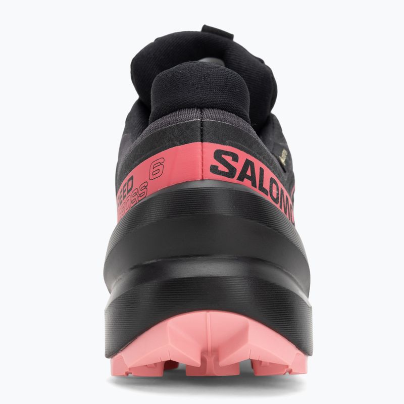Moteriški bėgimo bateliai Salomon Speedcross 6 GTX nine iron/black/flamingo pink 6