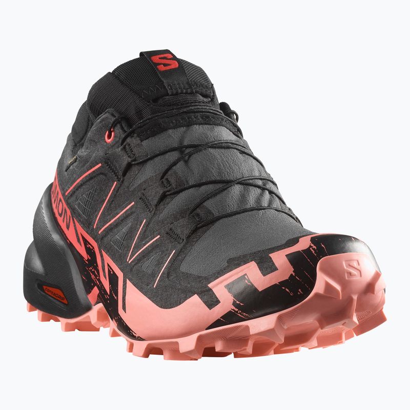 Moteriški bėgimo bateliai Salomon Speedcross 6 GTX nine iron/black/flamingo pink
