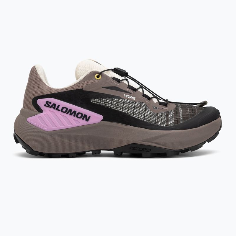 Moteriški bėgimo bateliai Salomon Genesis Iron/vanilla ice/cyclamen 2