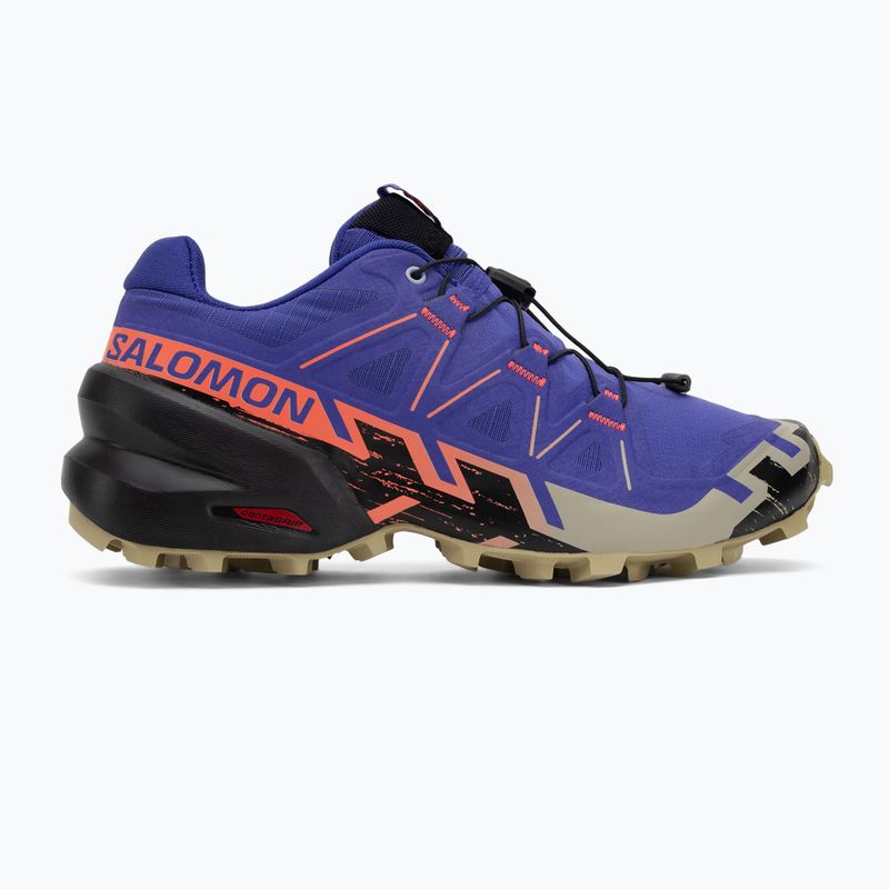 Moteriški bėgimo bateliai Salomon Speedcross 6 liberty/juoda/neoninė liepsna 2