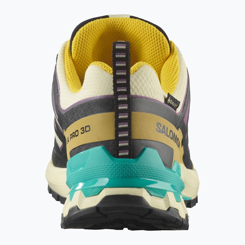 Moteriški bėgimo bateliai Salomon XA PRO 3D V9 GTX transparent yellow/black/waterfall 3