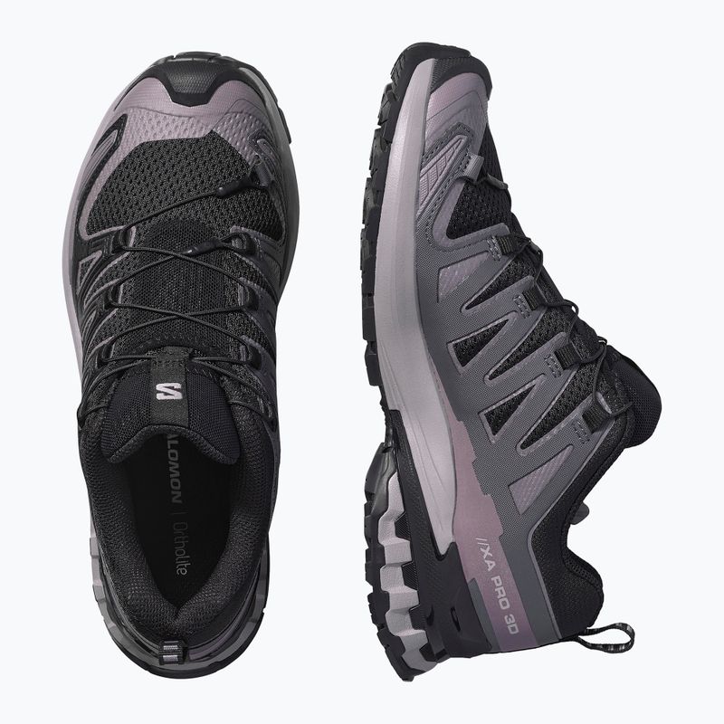 Moteriški bėgimo bateliai Salomon XA Pro 3D V9  black/gull/excalibur 6