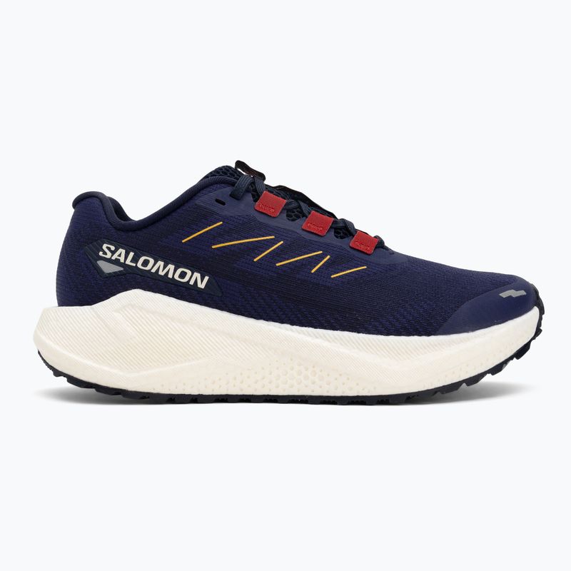 Moteriški bėgimo bateliai Salomon Aero Blaze 3 GRVL astral aura/maritime blue/haute red 2