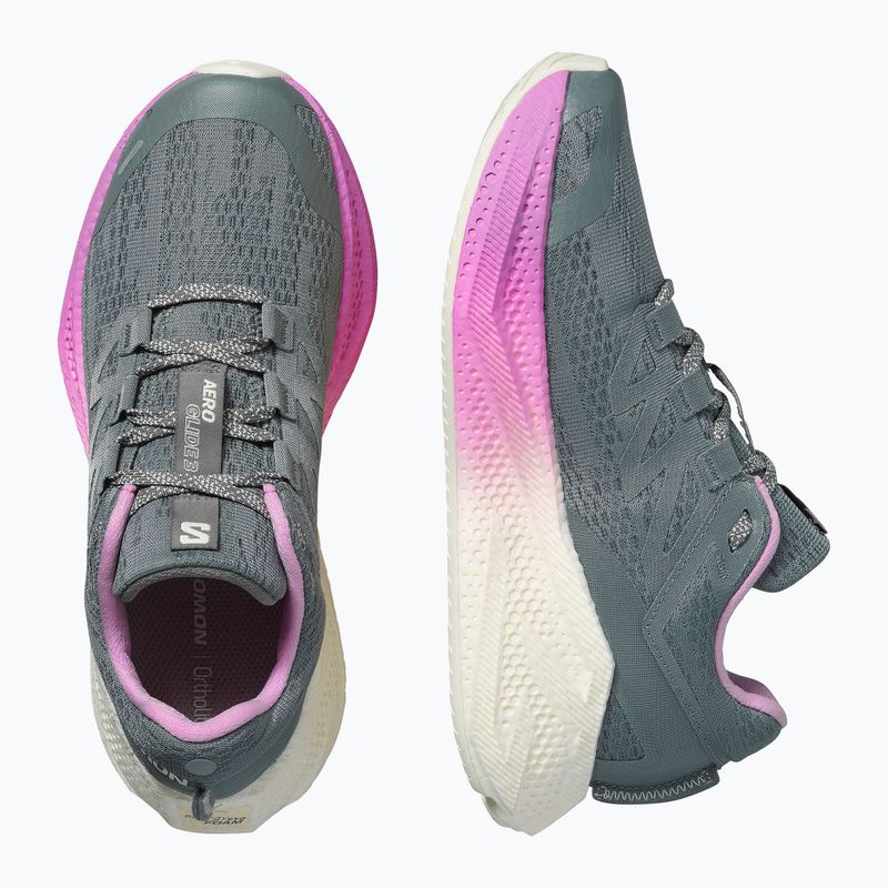 Moteriški bėgimo bateliai Salomon Aero Blaze 3 sedona sage/vanilla ice/cyclamen 6