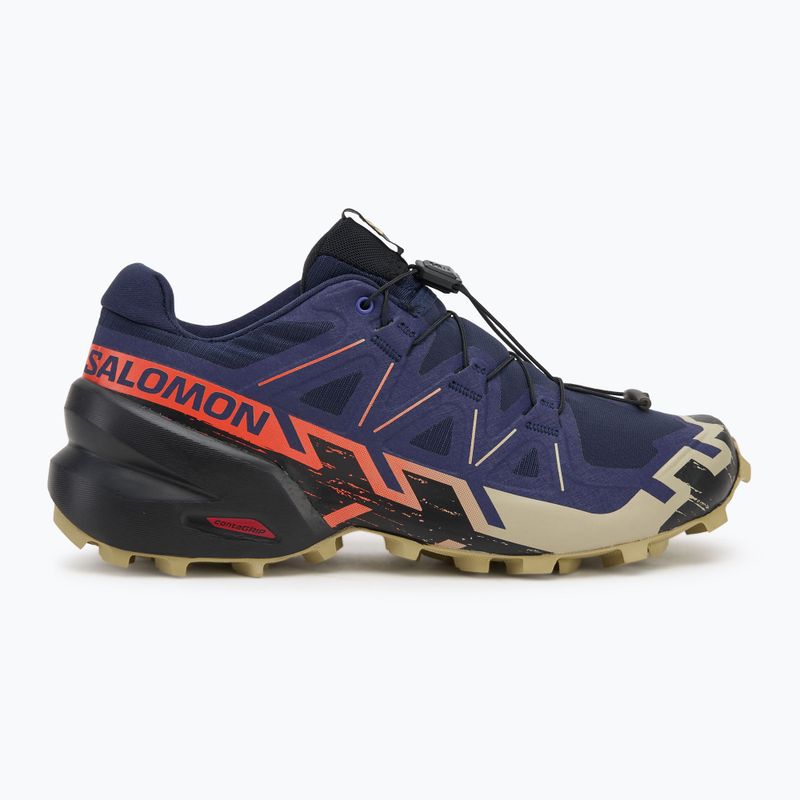 Vyriški bėgimo bateliai Salomon Speedcross 6 maritime blue/black/cherry tomato 2