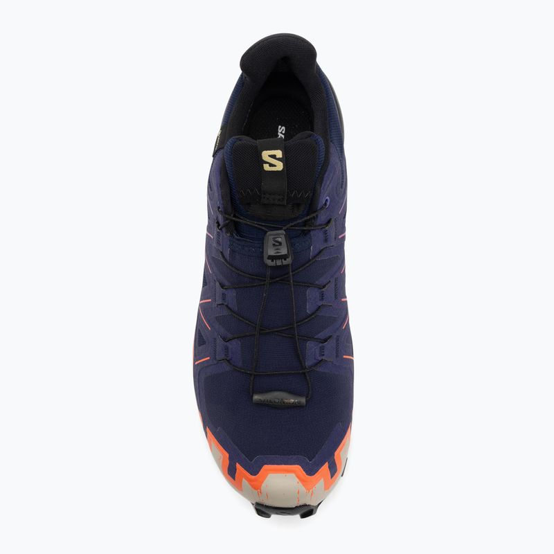 Vyriški bėgimo bateliai Salomon Speedcross 6 GTX maritime blue/black/cherry tomato 5